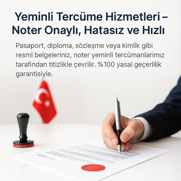 Yeminli Tercüme/Çeviri Hizmeti